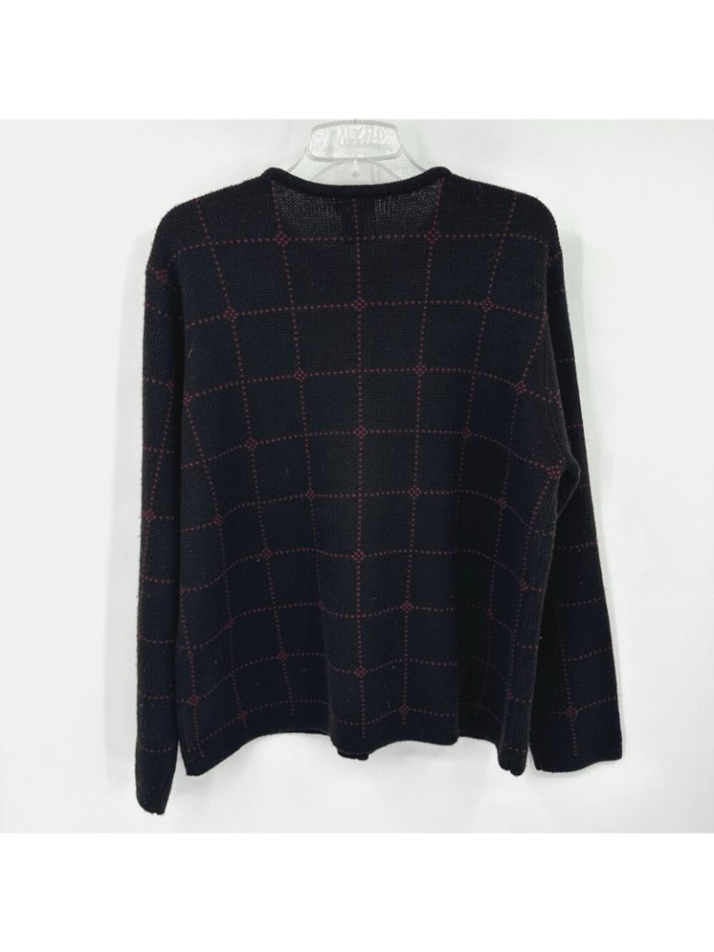 vintage FALL AUTUMN CARDIGAN SWEATER leaves embroidered XL knit cozy boho - Picture 7 of 10